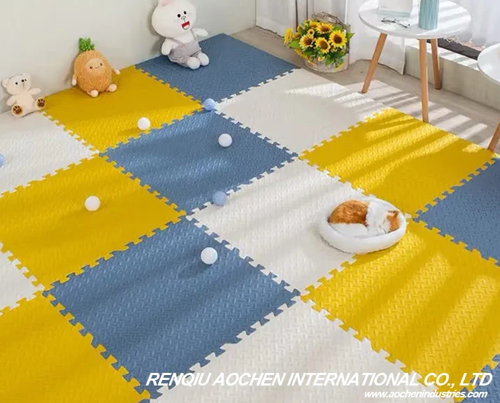 AOCHEN-EVA products - Flooring products - Carpet products Supplier - Container loading 1
