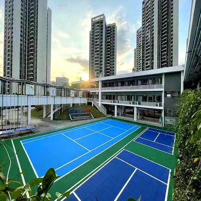 PP Interlocking Pickleball Court Tiles 61