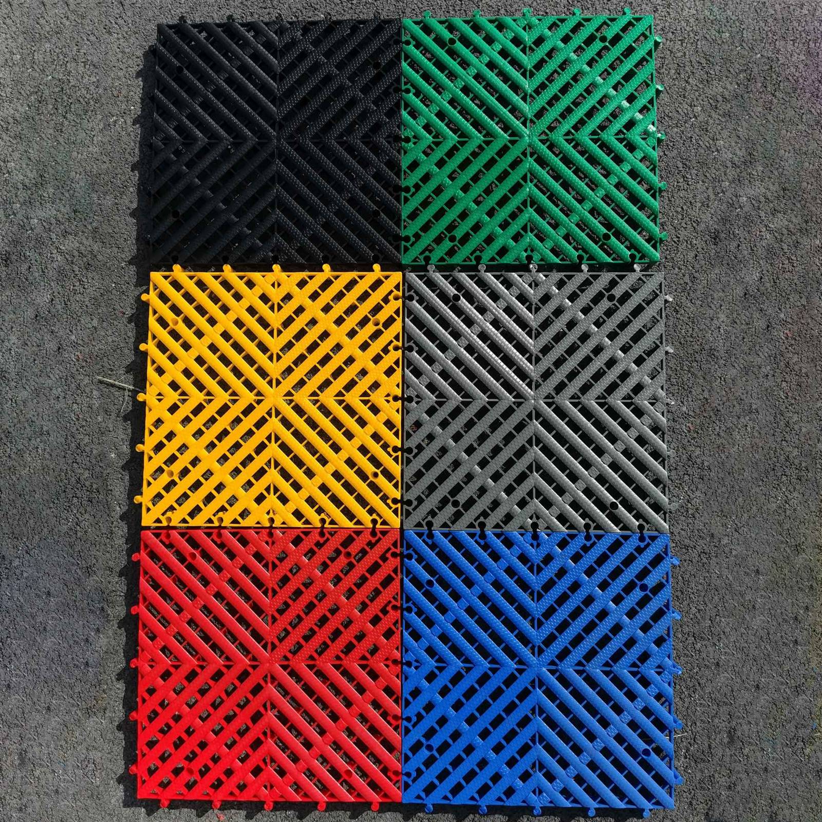 ACP10003-5 PP Dragon Scale Garage Floor Mat 1